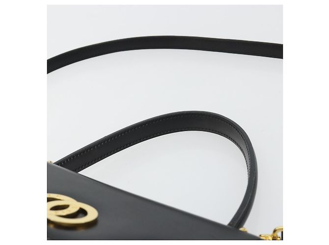 Céline CELINE Hand Bag Leather 2way Black Gold - vista 14