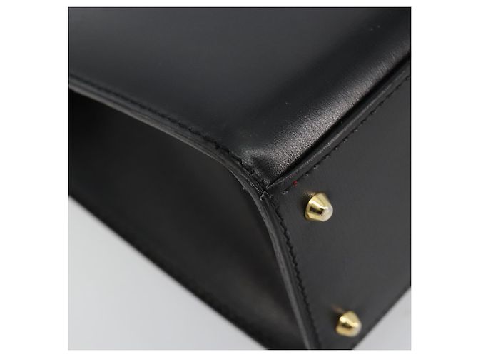 Céline CELINE Hand Bag Leather 2way Black Gold - vista 16