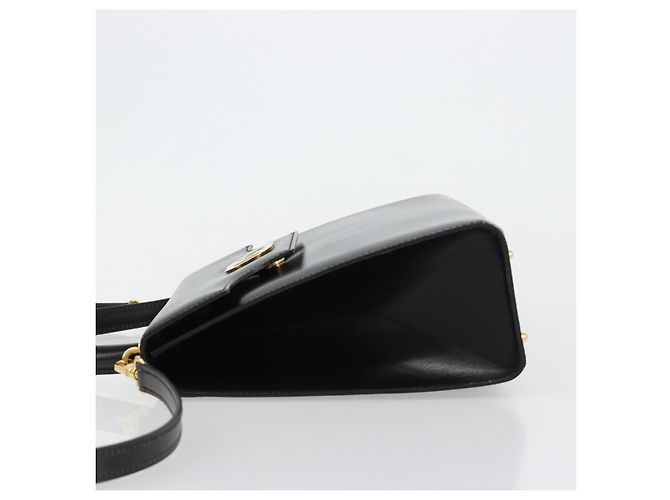 Céline CELINE Hand Bag Leather 2way Black Gold - vista 4