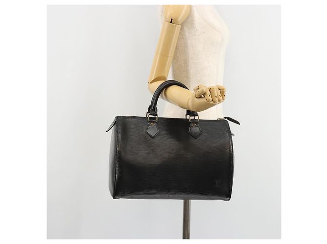 LOUIS VUITTON Epi Speedy 30 Hand Bag Noir Black M43002 LV - vista 23