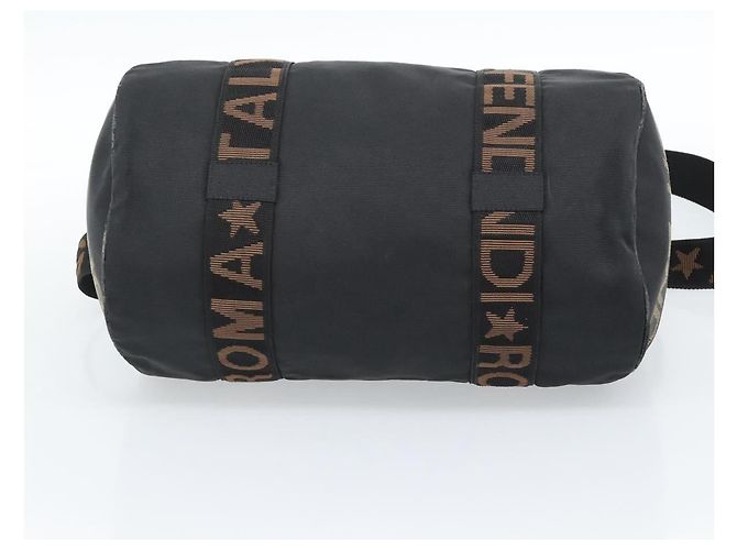 FENDI Hand Bag Canvas 2way Black Gold - vista 11