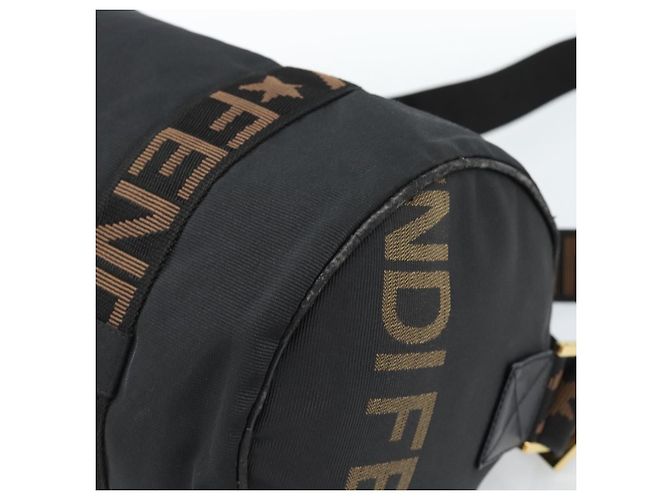 FENDI Hand Bag Canvas 2way Black Gold - vista 12