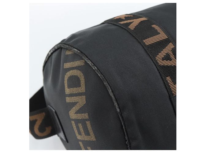 FENDI Hand Bag Canvas 2way Black Gold - vista 13