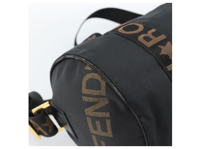 FENDI Hand Bag Canvas 2way Black Gold - vista 15