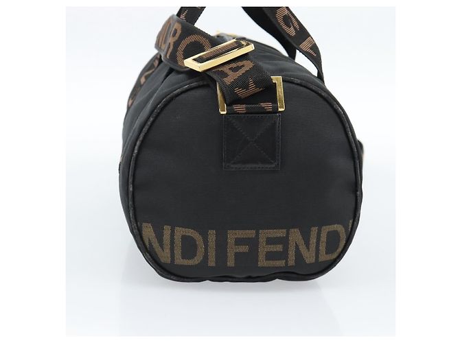 FENDI Hand Bag Canvas 2way Black Gold - vista 5