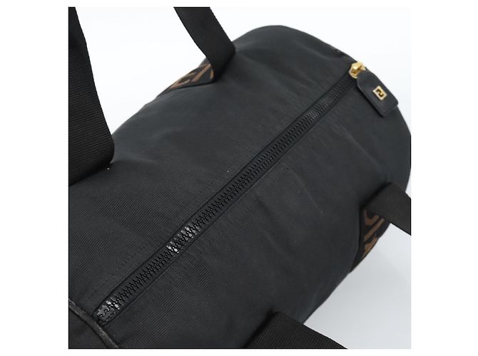 FENDI Hand Bag Canvas 2way Black Gold - vista 6