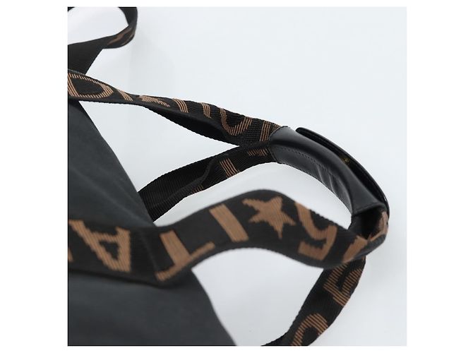 FENDI Hand Bag Canvas 2way Black Gold - vista 8