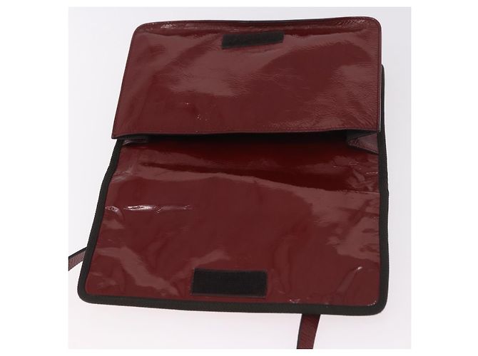 Miu Miu Shoulder Bag Leather Red - vista 10