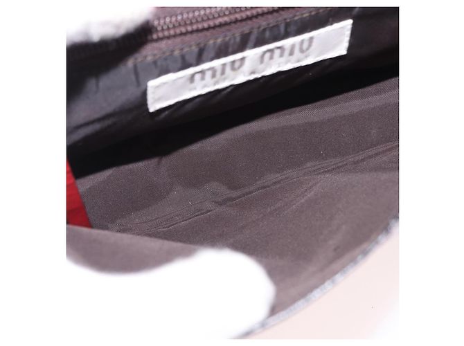 Miu Miu Shoulder Bag Leather Red - vista 11