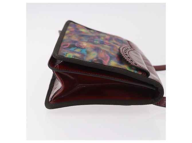 Miu Miu Shoulder Bag Leather Red - vista 3
