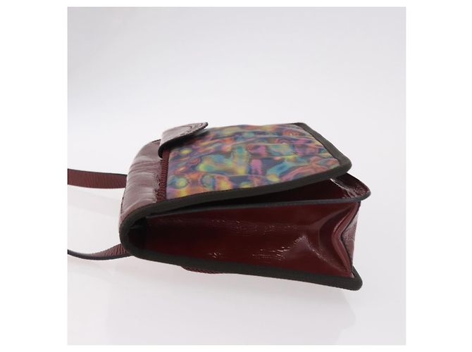 Miu Miu Shoulder Bag Leather Red - vista 4