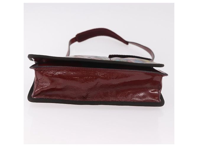 Miu Miu Shoulder Bag Leather Red - vista 5