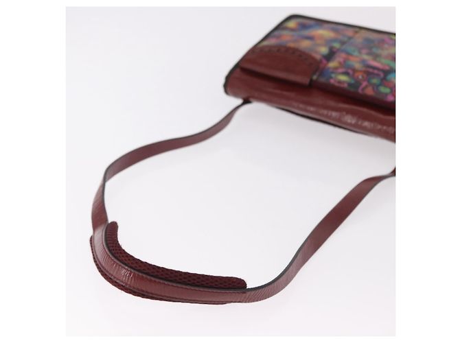 Miu Miu Shoulder Bag Leather Red - vista 7