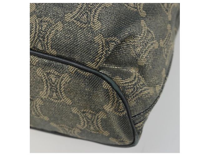 Céline CELINE Paris Macadam Canvas Shoulder Bag Denim Gray Silver - vista 10