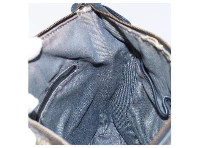 Céline CELINE Paris Macadam Canvas Shoulder Bag Denim Gray Silver - vista 18