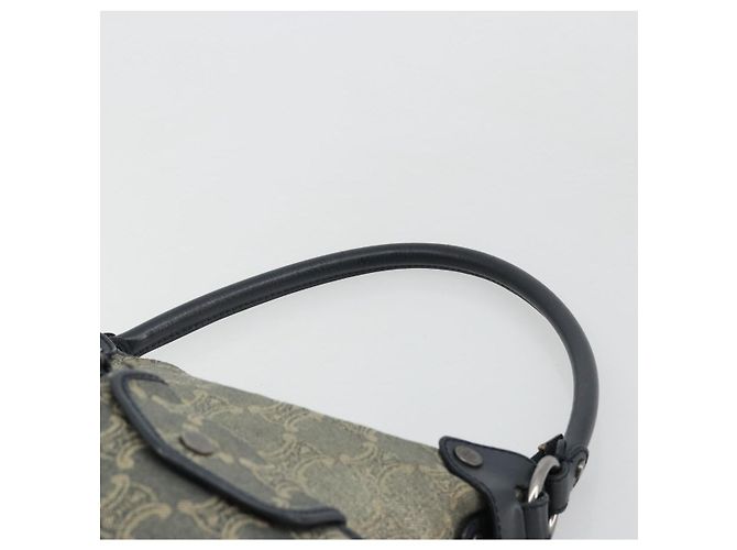 Céline CELINE Paris Macadam Canvas Shoulder Bag Denim Gray Silver - vista 8