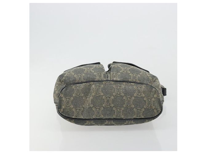 Céline CELINE Paris Macadam Canvas Shoulder Bag Denim Gray Silver - vista 9