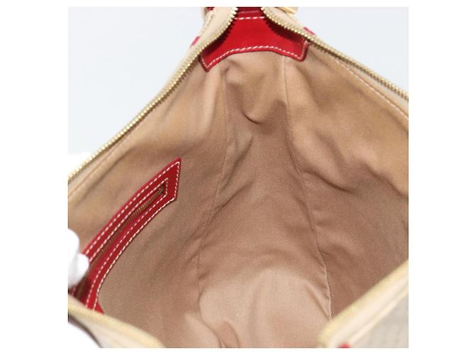 Céline CELINE Macadam Canvas Shoulder Bag PVC Leather Beige Gold - vista 17