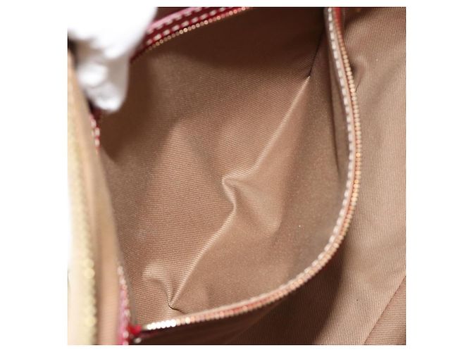 Céline CELINE Macadam Canvas Shoulder Bag PVC Leather Beige Gold - vista 20