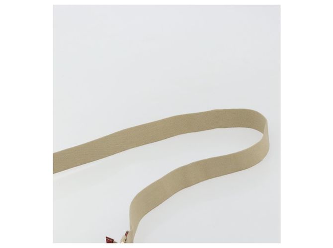 Céline CELINE Macadam Canvas Shoulder Bag PVC Leather Beige Gold - vista 8