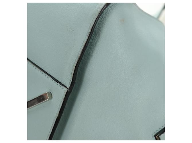 LOEWE Hammock Medium Hand Bag Leather 2way Light Blue Silver - vista 17