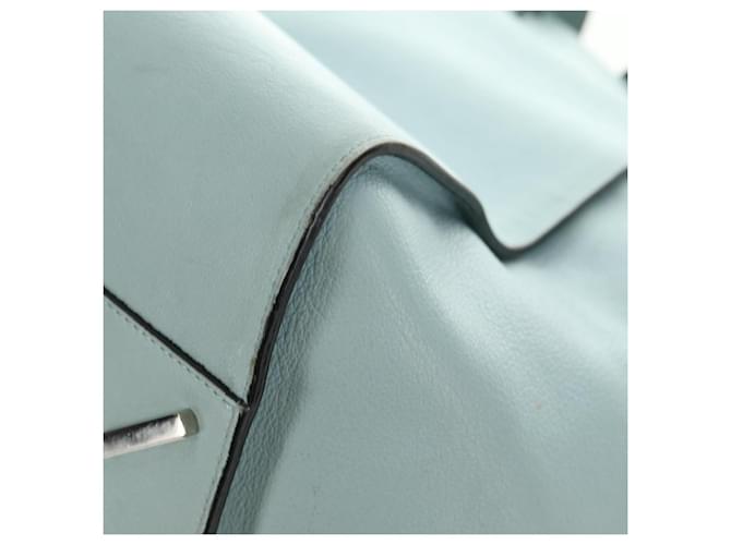 LOEWE Hammock Medium Hand Bag Leather 2way Light Blue Silver - vista 19