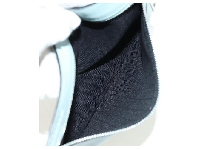 LOEWE Hammock Medium Hand Bag Leather 2way Light Blue Silver - vista 28