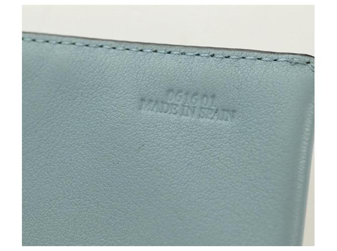 LOEWE Hammock Medium Hand Bag Leather 2way Light Blue Silver - vista 29