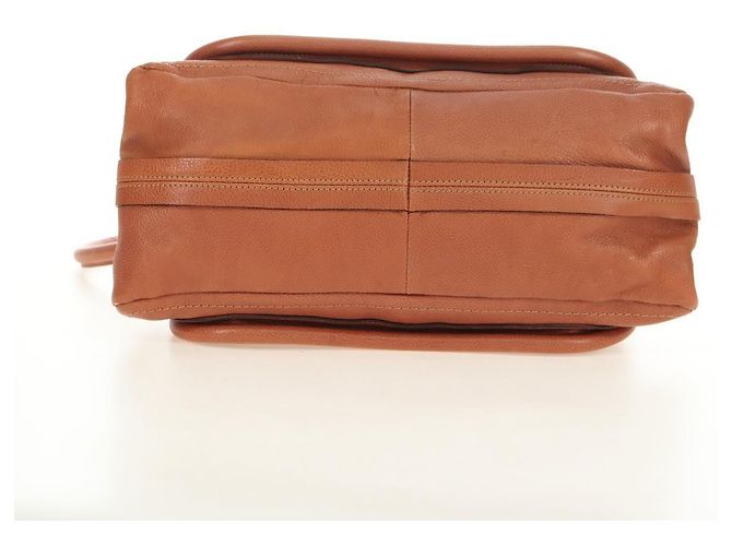 Chloé Chloe Paraty Hand Bag Leather 2way Brown Gold - vista 14