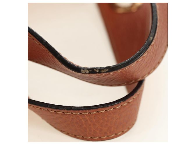 Chloé Chloe Paraty Hand Bag Leather 2way Brown Gold - vista 9