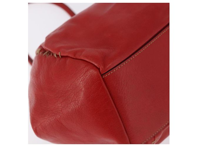 Miu Miu Hand Bag Leather Red Silver - vista 12