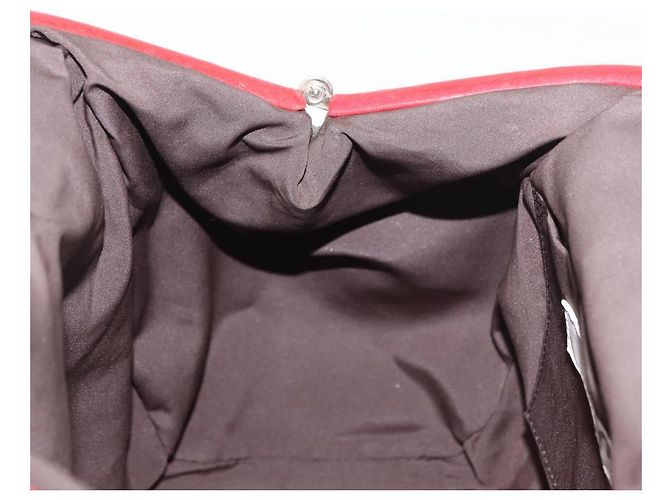 Miu Miu Hand Bag Leather Red Silver - vista 19