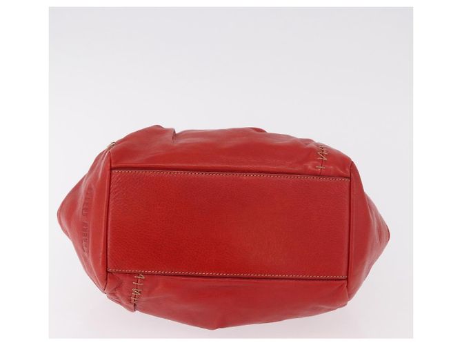 Miu Miu Hand Bag Leather Red Silver - vista 9