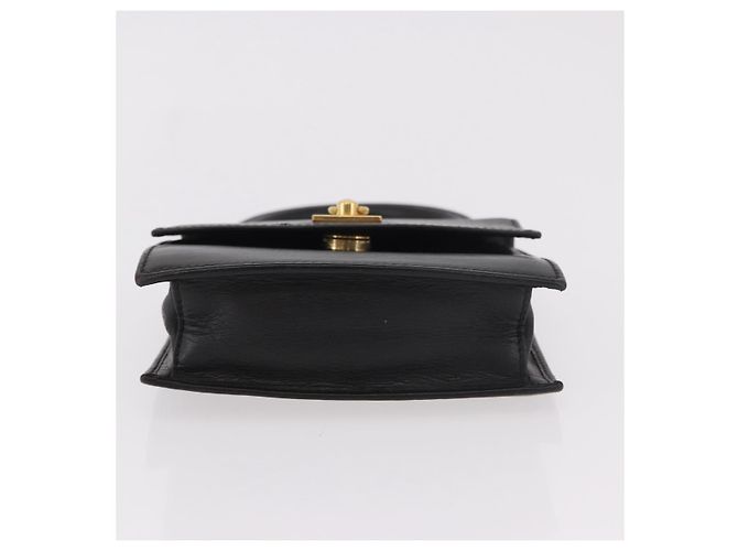 Céline Borsa a mano CELINE in pelle nera e oro, autentica 183388A - vista 5