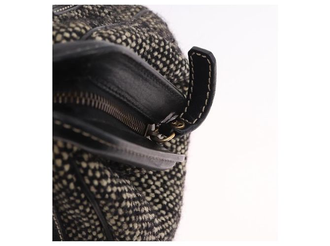 Céline CELINE Hand Bag Canvas Leather Black Gold - vista 10