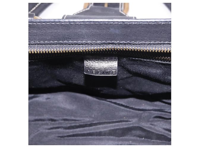 Céline CELINE Hand Bag Canvas Leather Black Gold - vista 19