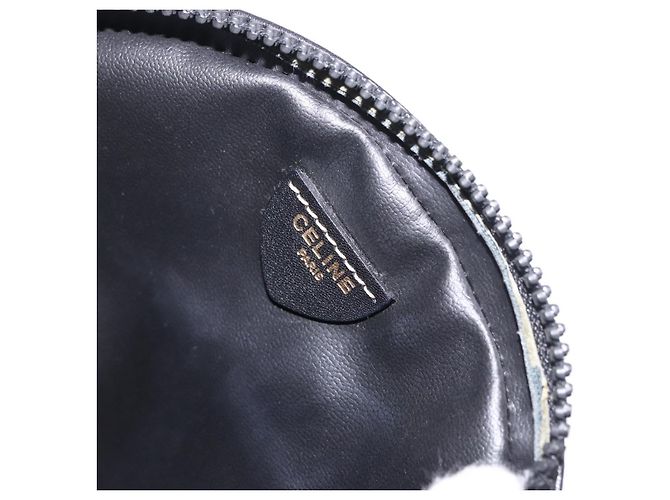 Céline CELINE Shoulder Bag Leather Black Gold - vista 10