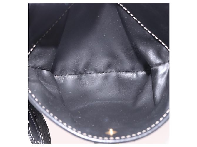 Céline CELINE Shoulder Bag Leather Black Gold - vista 22
