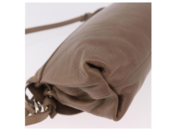 Chloé Chloe Lily Shoulder Bag Leather 2way Brown Gold - vista 17