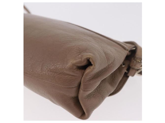 Chloé Chloe Lily Shoulder Bag Leather 2way Brown Gold - vista 18