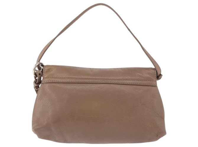 Chloé Chloe Lily Shoulder Bag Leather 2way Brown Gold - vista 2