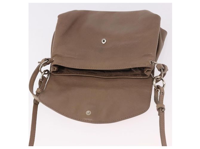 Chloé Chloe Lily Shoulder Bag Leather 2way Brown Gold - vista 20