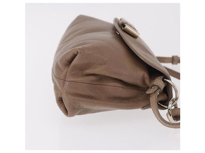 Chloé Chloe Lily Shoulder Bag Leather 2way Brown Gold - vista 3