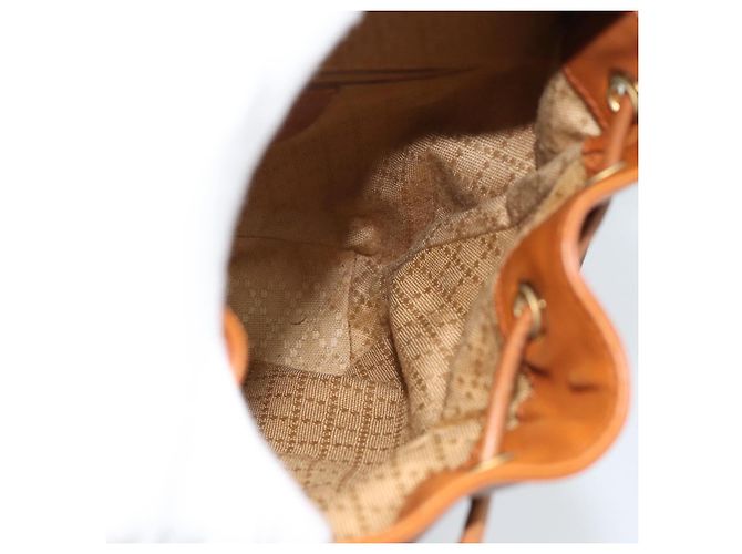GUCCI Bamboo Backpack Leather Brown Gold - vista 20