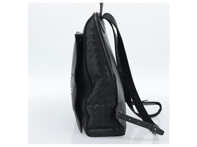 MCM Rucksack Leder Schwarz Silber - Ansicht 4