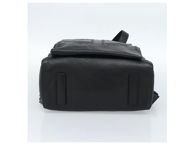 MCM Rucksack Leder Schwarz Silber - Ansicht 5