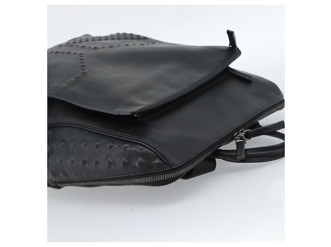 MCM Rucksack Leder Schwarz Silber - Ansicht 6