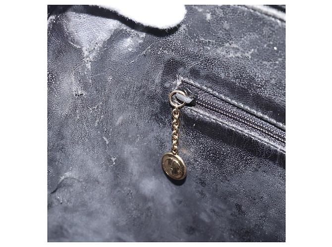 GUCCI Bamboo Hand Bag Leather 2way Black Gold 000 0289 - vista 22