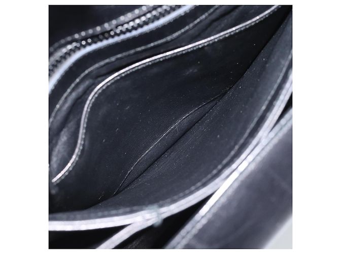 GUCCI Shoulder Bag Leather Black Gold - view 19