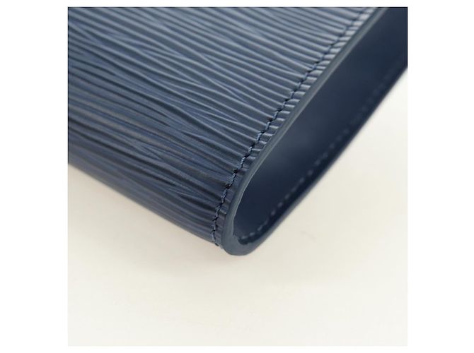 LOUIS VUITTON Epi Pochette Accessoires Pouch Blue M52945 LV - vista 18